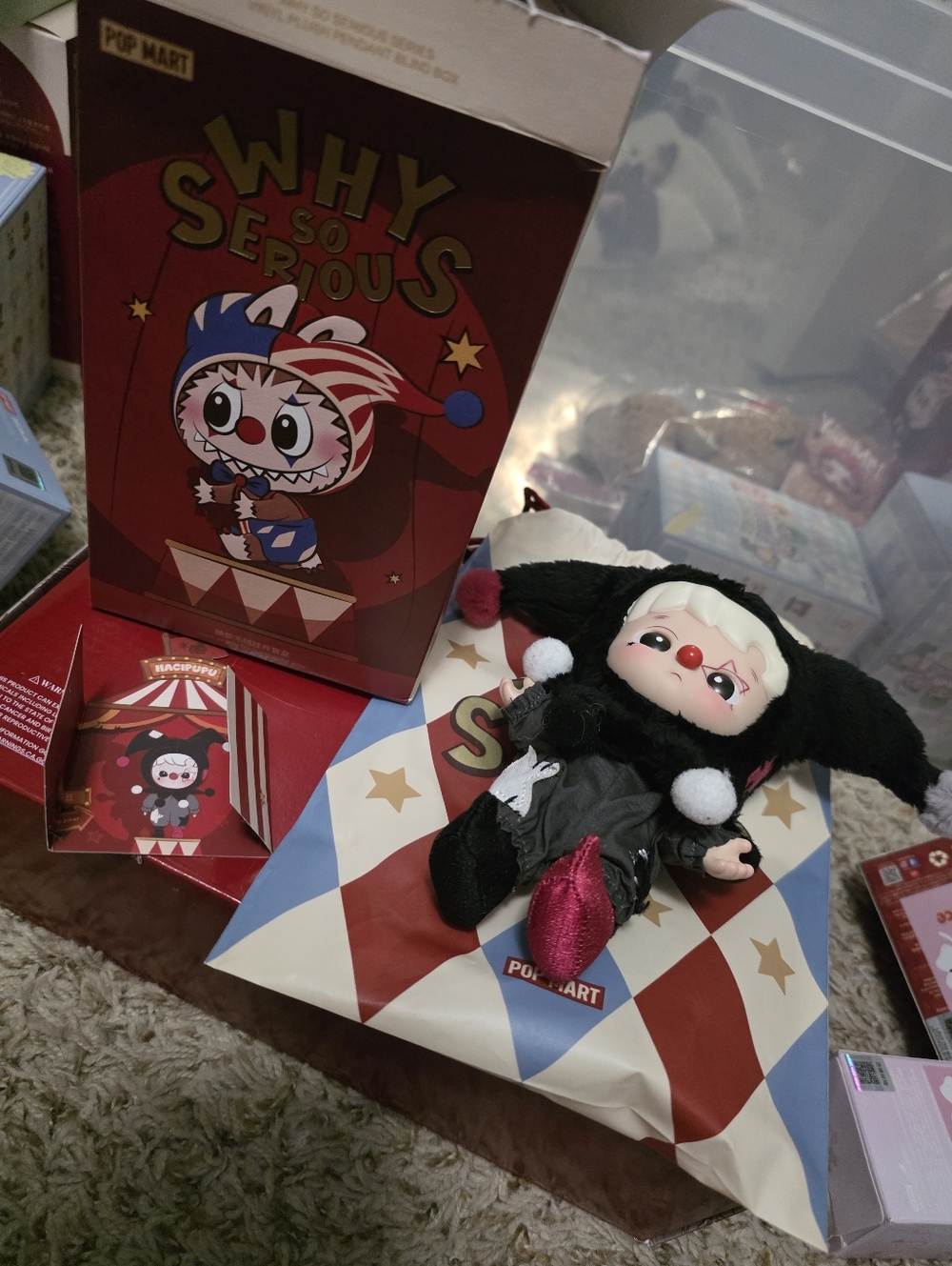 Why So Serious Shadow Joker - Box, Bag, And Card